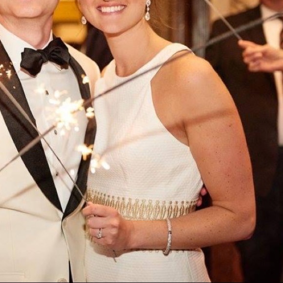 Lilly Pulitzer white and gold dress - Picture 4 of 5